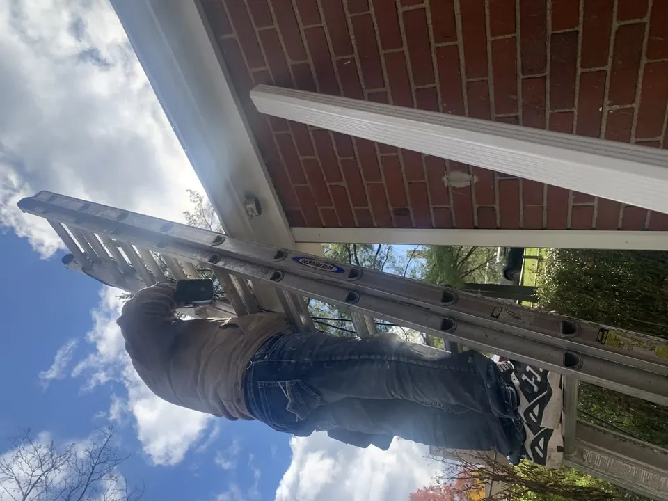 Roofing and exterior repairs: Roofing and exterior work, including visible shingle and trim repairs.