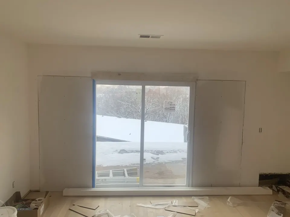 Flooring installation: Flooring preparation, installation, and finish work.