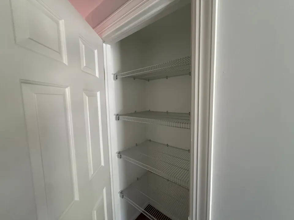Closet shelving and trim