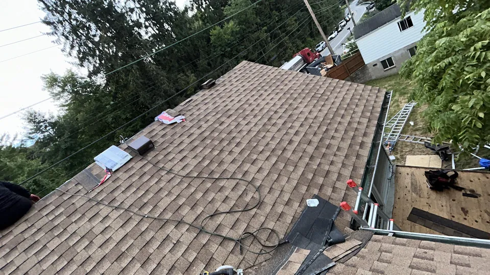 Roofing materials and shingle installation